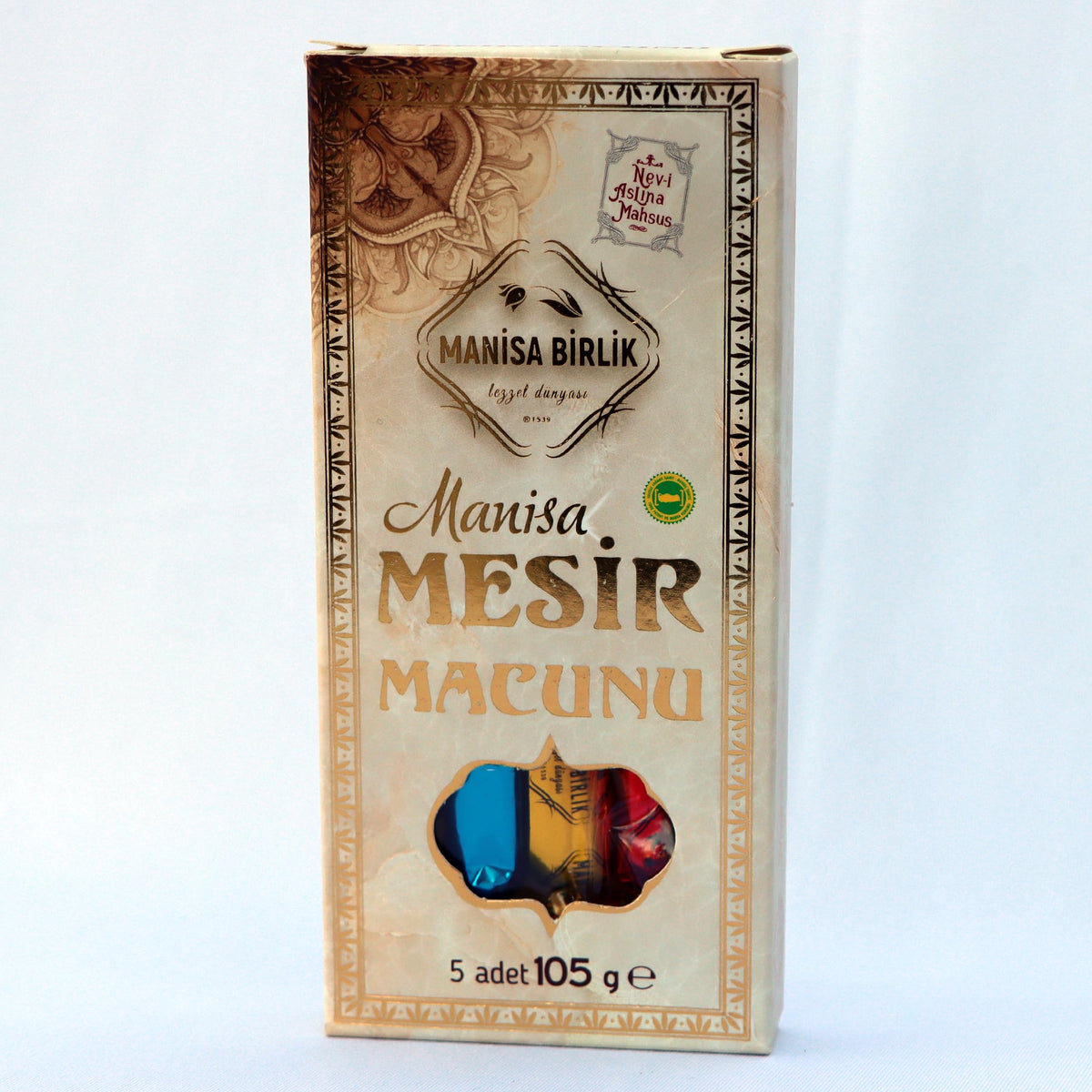 Mesir Macunu Glikozsuz 5li Çubuk Tek Paket 105 gr