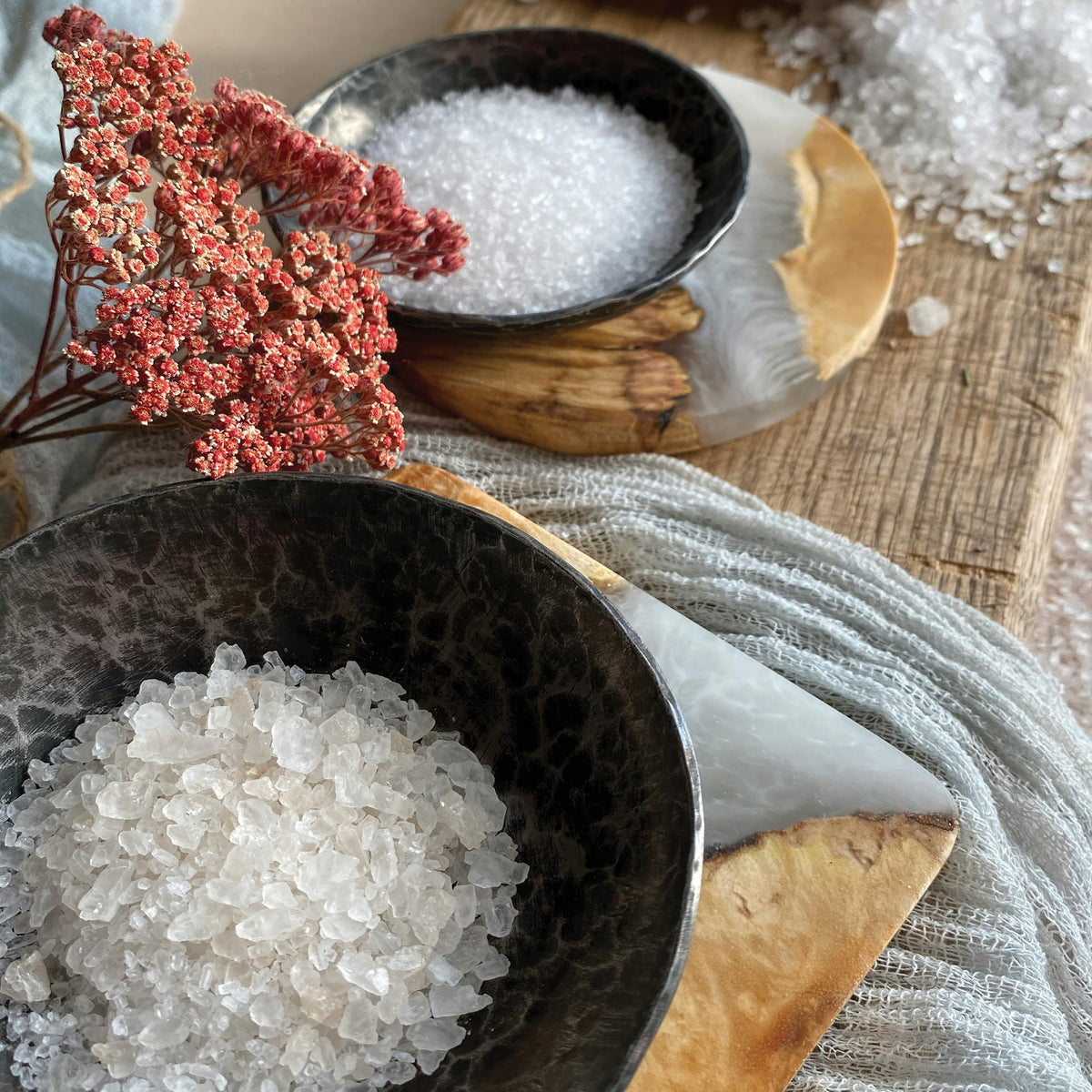 Manisa Birlik Granül Tane Çankırı Tuzu Zengin Mineralli Organik Beyaz 1 kg