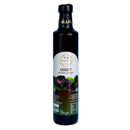 Manisa Birlik Doğal Karadut Özü Şurup 700 ml Konsantre