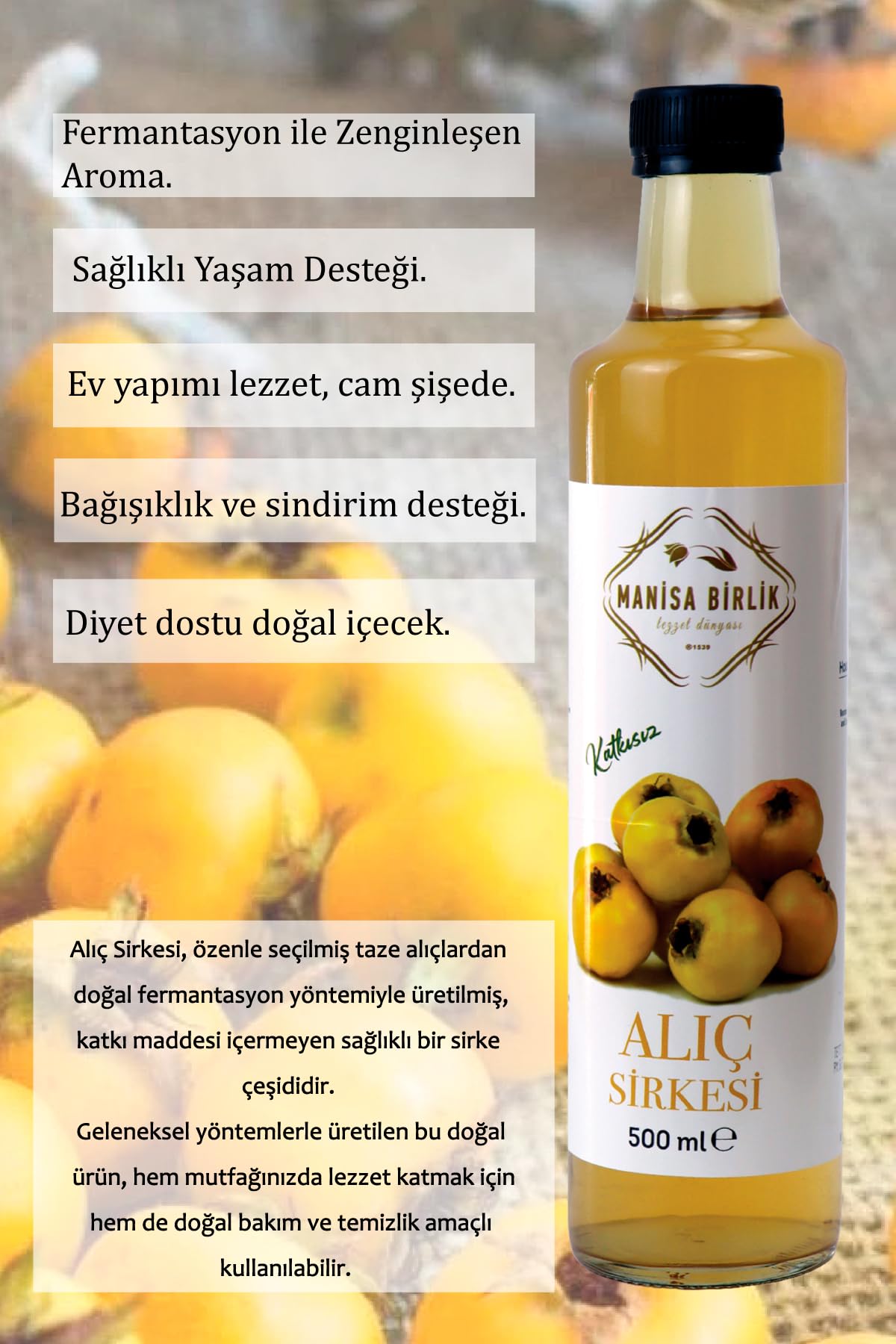 Manisa Birlik Alıç Sirkesi