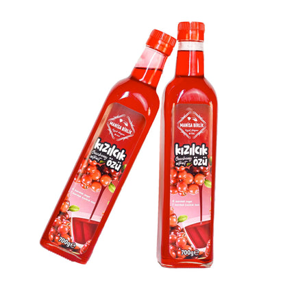 Manisa Birlik Doğal Kızılcık Özü 700 ml Konsantre