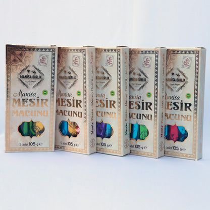 Mesir Macunu Glikozsuz 5li Çubuk Tek Paket 105 gr