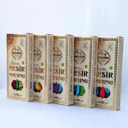 Mesir Macunu Glikozsuz 5li Çubuk Tek Paket 105 gr