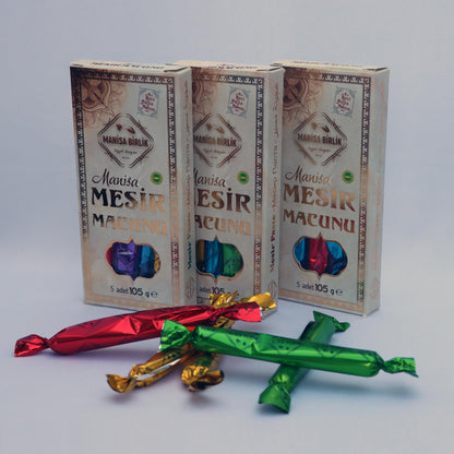 Mesir Macunu Glikozsuz 5li Çubuk Tek Paket 105 gr