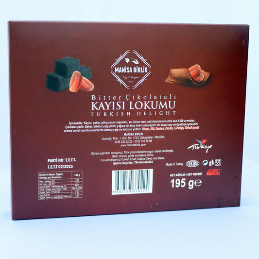 Çikolata Kaplı Kayısı Lokumu