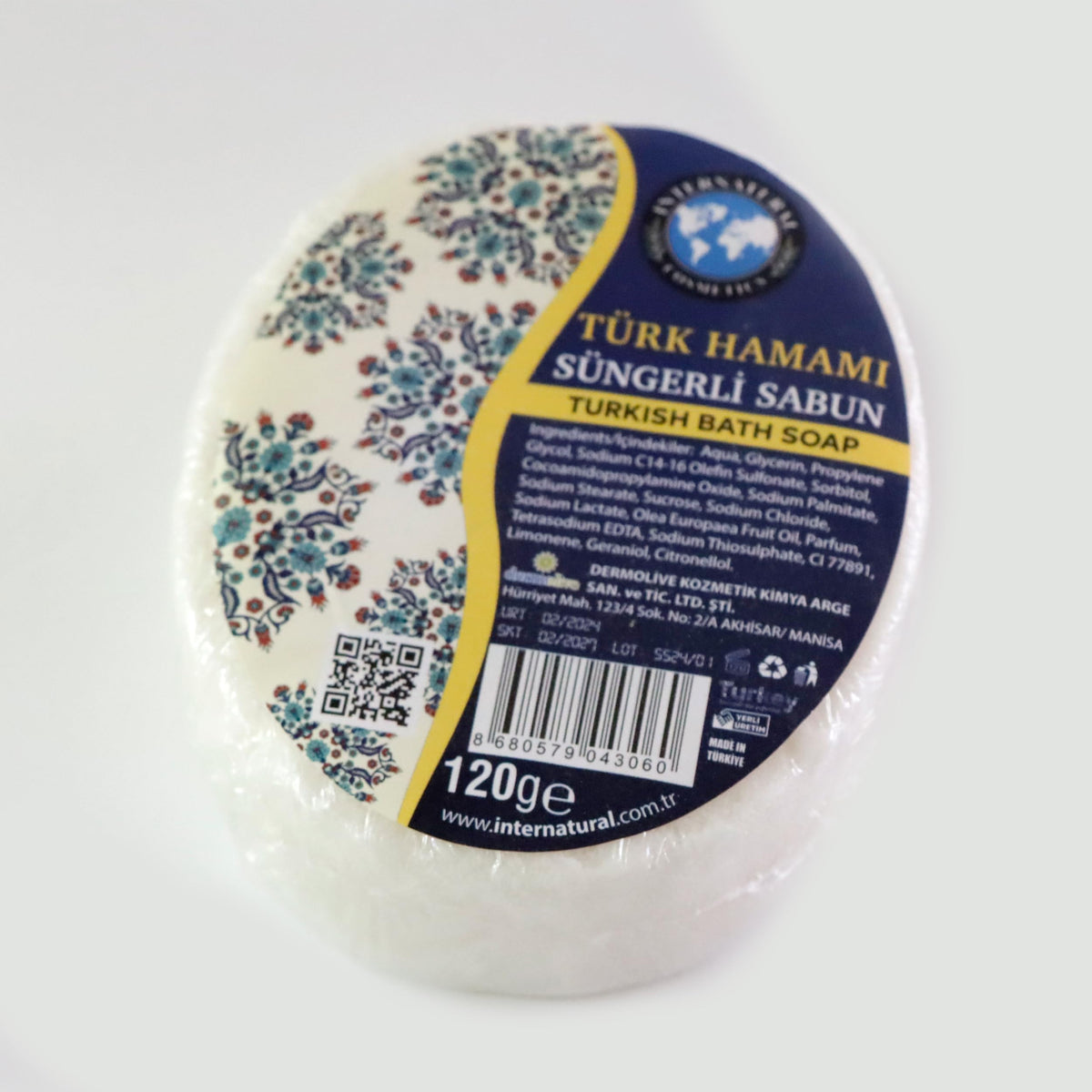 Manisa Birlik Süngerli Doğal Sabun 120 Gr