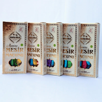 Mesir Macunu Glikozsuz 5li Çubuk Tek Paket 105 gr